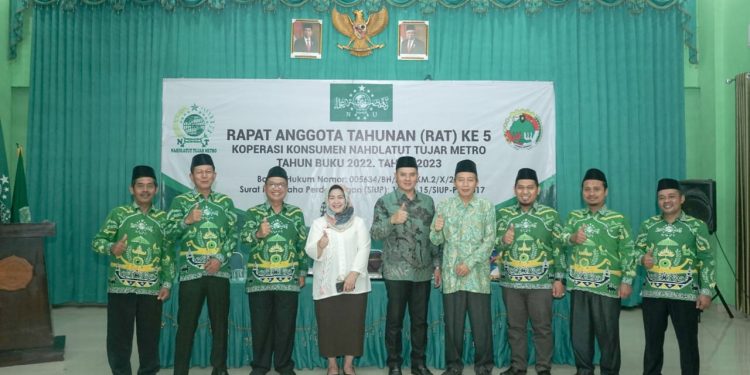 Koperasi Konsumen Nahdlatut Tujar Kota Metro Laksanakan RAT Ke V