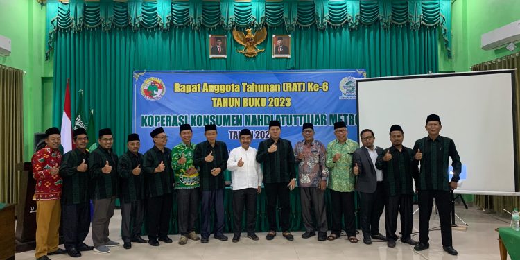 RAPAT ANGGOTA TAHUNAN (RAT) KE 6 KOPERASI NAHDLATUTUJAR METRO