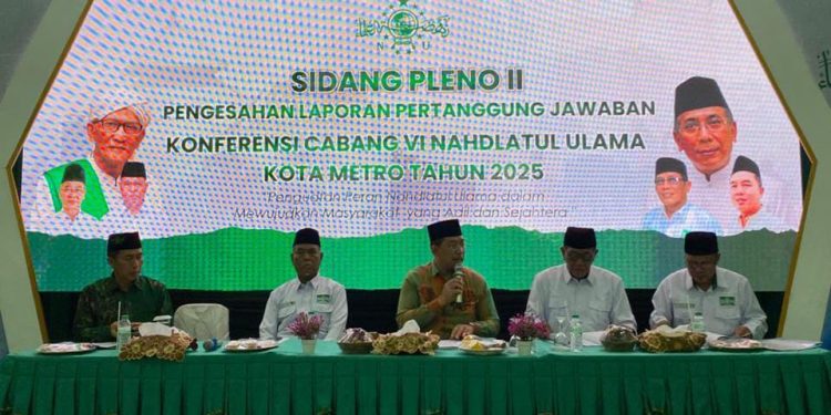 LPJ Diterima, PCNU Kota Metro Dinilai Berhasil Tata Administrasi dan Mewujudkan Masyarakat Berkeadilan Dan Sejahtera