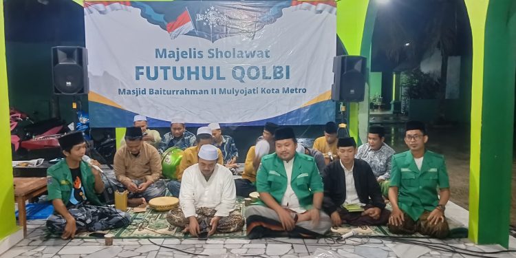 Songsong Ramadhan 1446 H, PC GP Ansor Kota Metro Gelar Dzikir dan Sholawat