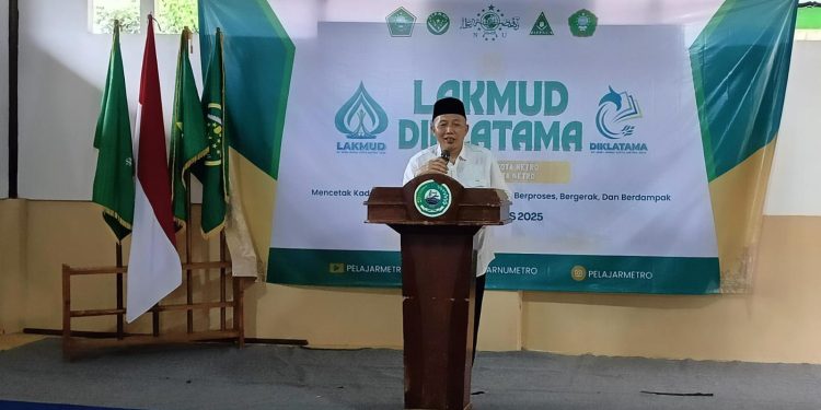 Ketua PCNU Metro KH Ismail sampaikan Dampak Berproses Kaderisasi Di IPNU IPPNU