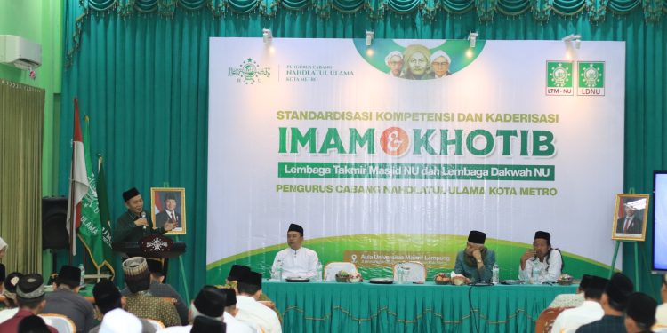 Standarisasi Kompetensi Imam dan Khotib, PCNU Kota Metro Siapkan Kader Dakwah Masjid yang Berkualitas