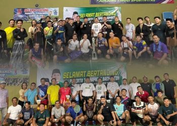 Sambut Hari Santri Nasional 2026 Dan Pererat Silaturahmi, PC GP Ansor Kota Metro Gelar Fun Game Badminton