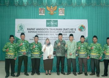 Koperasi Konsumen Nahdlatut Tujar Kota Metro Laksanakan RAT Ke V