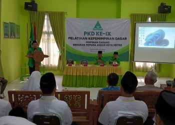 Cetak Pemuda Ansor Militan PC GP Ansor Metro Adakan PKD