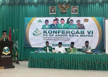 Konfercab VI Ansor Metro, Merajut Kebersamaan Perkokoh Gerakan