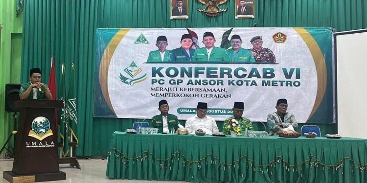 Konfercab VI Ansor Metro, Merajut Kebersamaan Perkokoh Gerakan