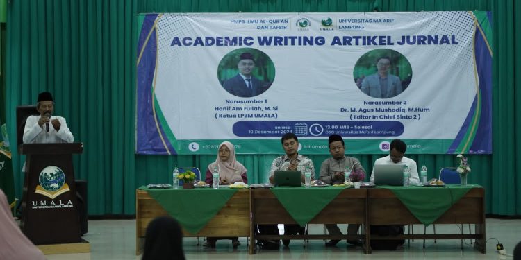 Fakultas Ushuluddin dan Dakwah Umala Gelar Academic Writing Artikel Jurnal