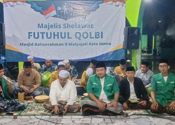 Songsong Ramadhan 1446 H, PC GP Ansor Kota Metro Gelar Dzikir dan Sholawat