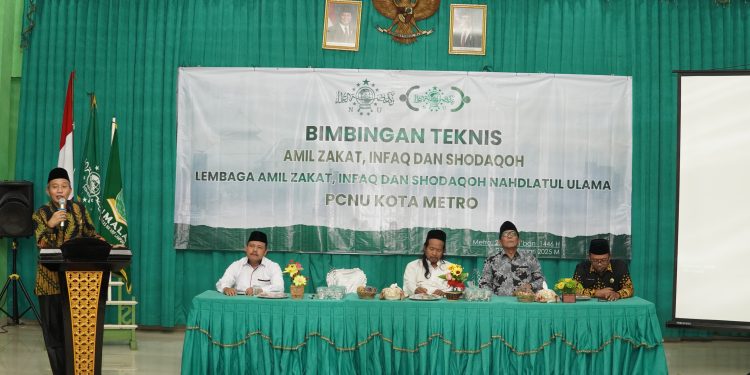 Tingkatkan Pemahaman Zakat, LAZISNU PCNU Metro Gelar Bimbingan Teknis Amil Zakat Infak dan Sedekah