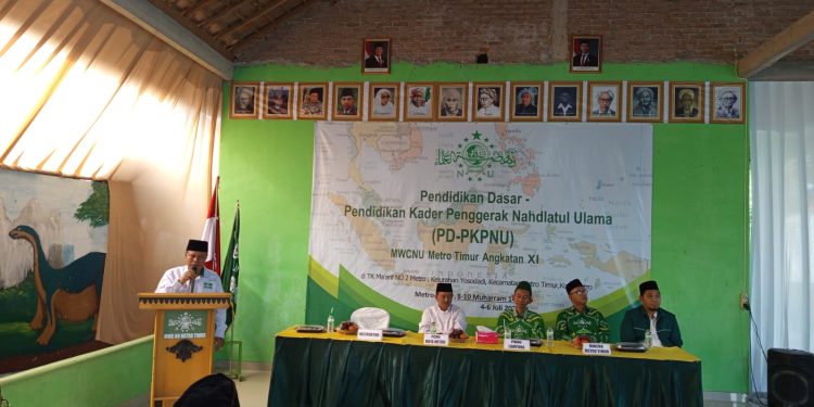 Buka PD-PKPNU Angkatan XI Metro Timur, Kiai Joko Suroso Jelaskan 4 Aspek Kaderisasi NU