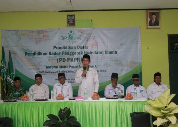 Buka PD-PKPNU Angkatan X Metro Pusat, Prof KH Alamsyah Sampaikan Mabadi Khaira Ummah, Prinsip Dasar Kehidupan Nahdliyin