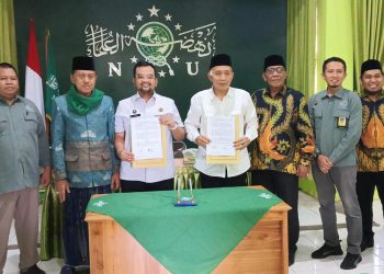 PCNU Metro dan BPN Jalin MoU Percepatan Pendaftaran Tanah Milik NU dan Warga NU
