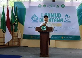 Ketua PCNU Metro KH Ismail sampaikan Dampak Berproses Kaderisasi Di IPNU IPPNU
