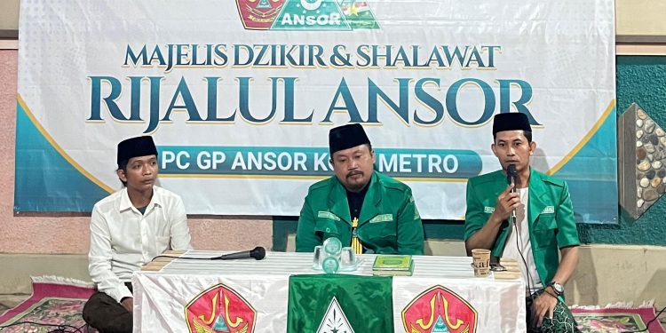 Ketua PC GP Ansor Metro, Nabi Muhammad SAW Rahmat Bagi Seluruh Alam