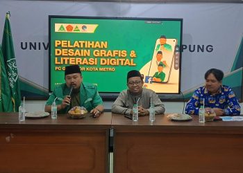 Tingkatkan Cakap Digital, GP Ansor Metro Gelar Pelatihan Desain Grafis Dan Literasi Digital