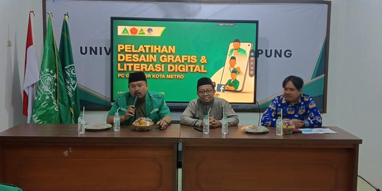 Tingkatkan Cakap Digital, GP Ansor Metro Gelar Pelatihan Desain Grafis Dan Literasi Digital