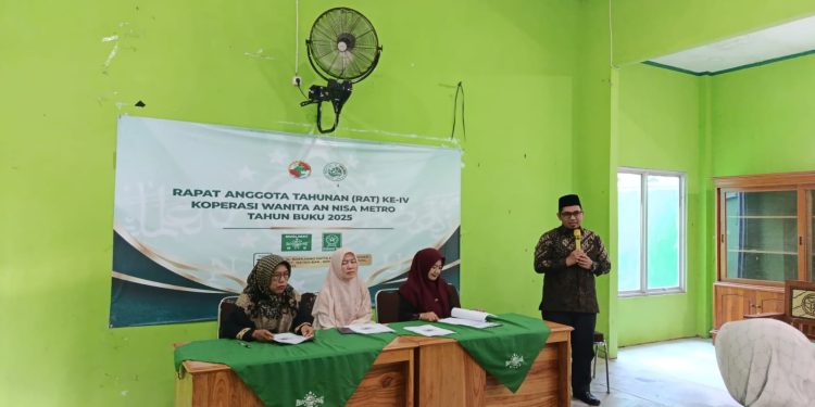 Koperasi An Nisa Metro Gelar RAT: Berdayakan Umat, Alokasikan 15% SHU untuk Muslimat dan Fatayat