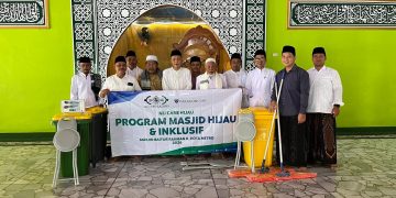 Wujudkan Tempat Ibadah Nyaman dan Ramah, LAZISNU PCNU Metro Serahkan Paket Program Masjid Hijau dan Inklusif ke Masjid Baiturrahman 2
