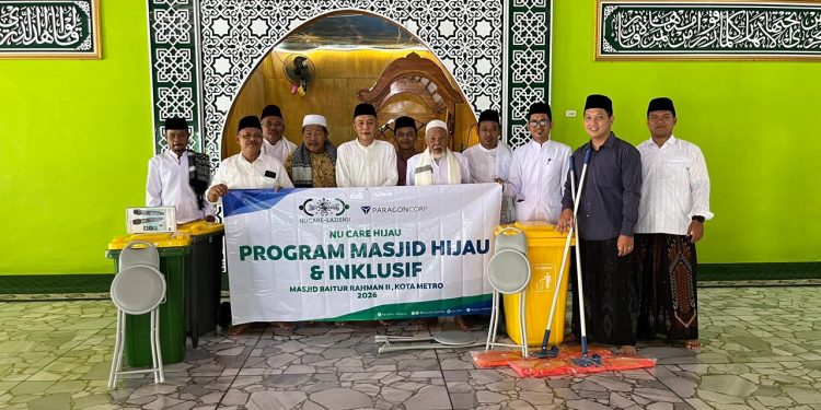 Wujudkan Tempat Ibadah Nyaman dan Ramah, LAZISNU PCNU Metro Serahkan Paket Program Masjid Hijau dan Inklusif ke Masjid Baiturrahman 2