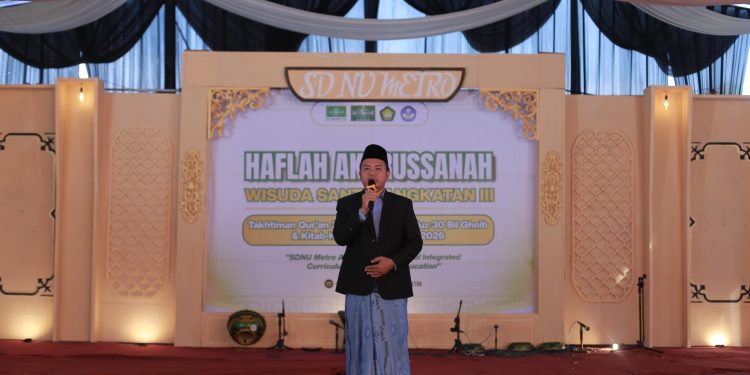 Tanamkan Fondasi ‘Sekolah Umum Rasa Pesantren’, SDNU Kota Metro Gelar Haflah Akhirussanah Angkatan III