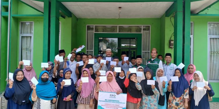 220 Mustahik Terima Zakat Maal dari Lazisnu PCNU Kota Metro Lampung